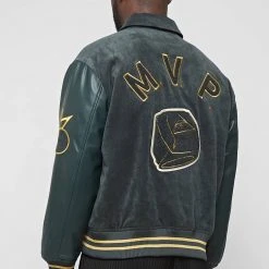 Man Jackets MVP Varsity Jacket - Forest Green