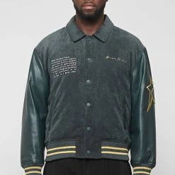 Man Jackets MVP Varsity Jacket - Forest Green