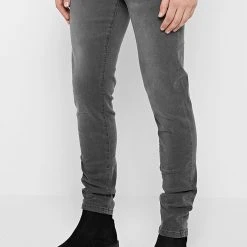 Man Denim Jeans - Stonewash Grey