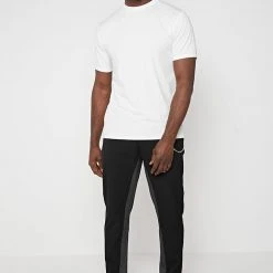 Man T-Shirts Mercerised Cotton T-Shirt - White T-SHIRTS & TOPS