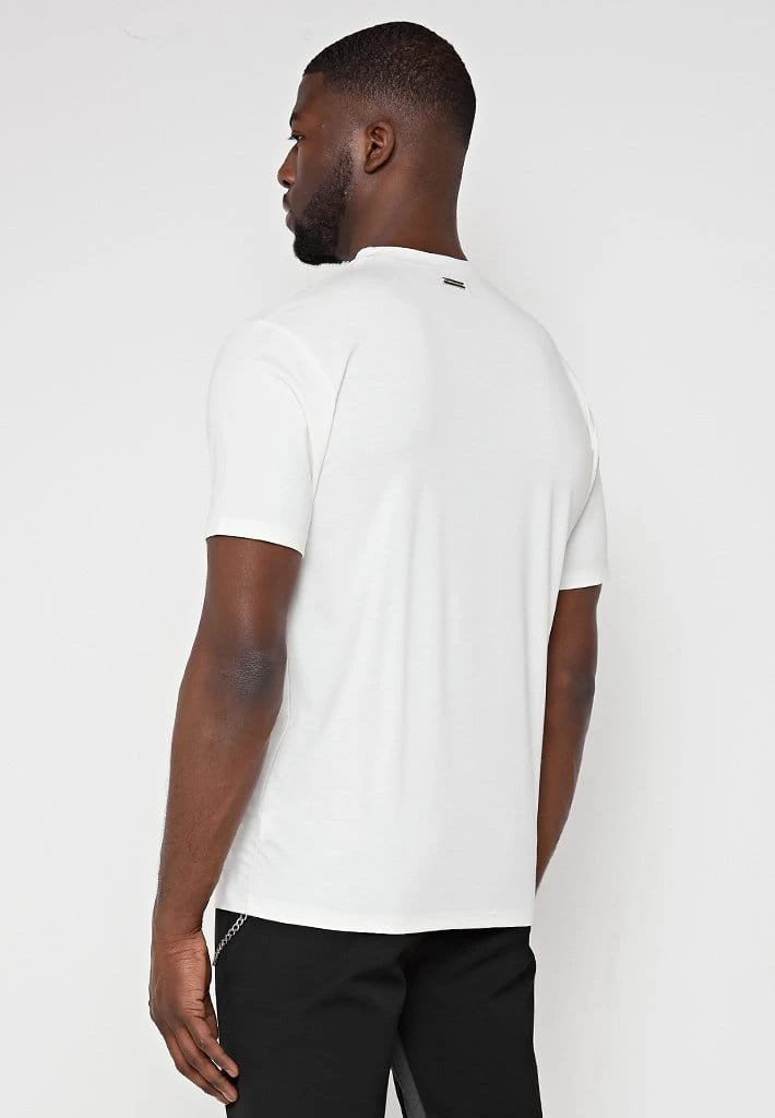 Man T-Shirts Mercerised Cotton T-Shirt - White T-SHIRTS & TOPS