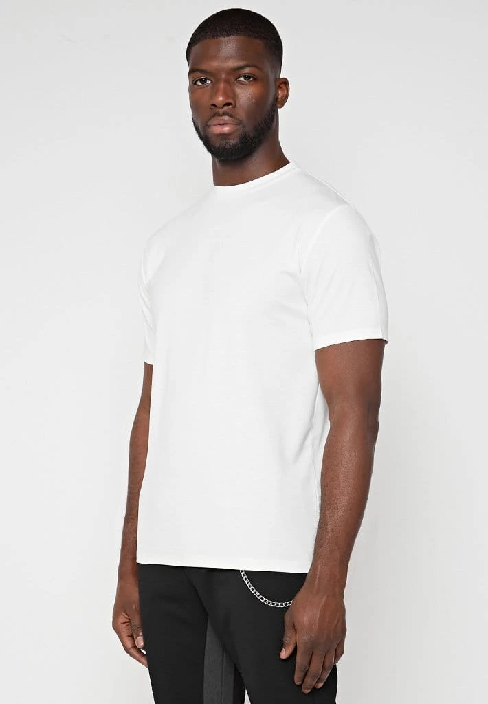 Man T-Shirts Mercerised Cotton T-Shirt - White T-SHIRTS & TOPS