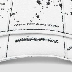 Woman Accessories Miniature Graffiti Bag - White