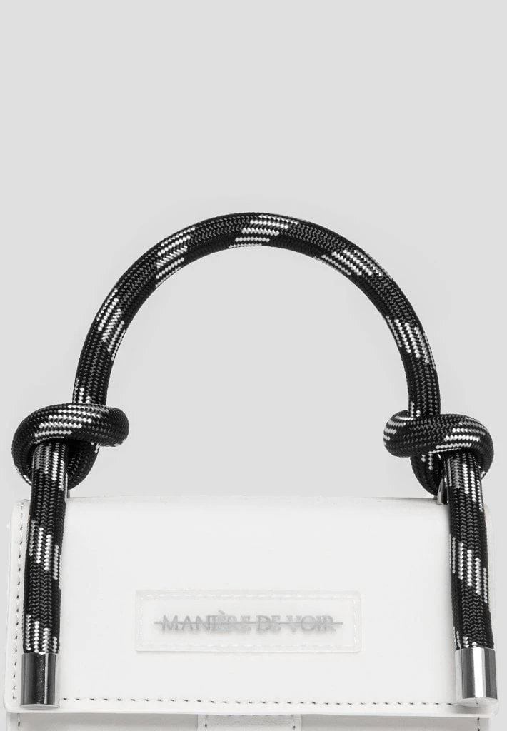 Woman Accessories Miniature Rope Handle Gum Bag - White