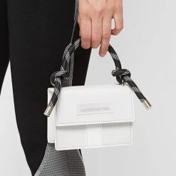 Woman Accessories Miniature Rope Handle Gum Bag - White