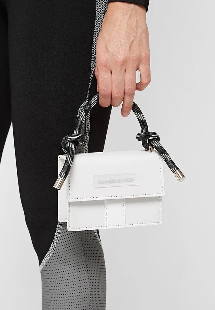 Woman Accessories Miniature Rope Handle Gum Bag - White