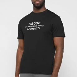 Man T-Shirts Monaco T-Shirt - Black