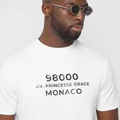 Man T-Shirts Monaco T-Shirt - White
