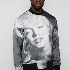 Man Jackets Monroe Bomber Jacket - Black