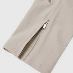 Man Casual Trousers Astronaut Multi-Pocket Cargo Pants - Taupe