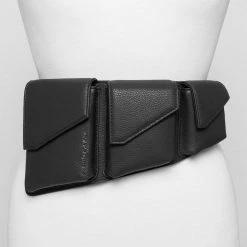 Woman Accessories Multi Pocket Belt Bag - Black