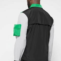 Man Jackets Nylon Harrington Jacket - Green