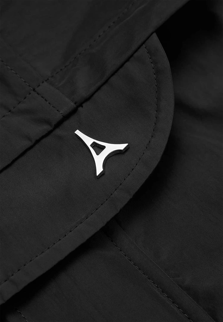 Man Jackets Nylon Cargo Anorak - Black