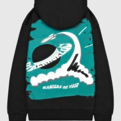 Man Hoodies Otherworldly Hoodie - Black