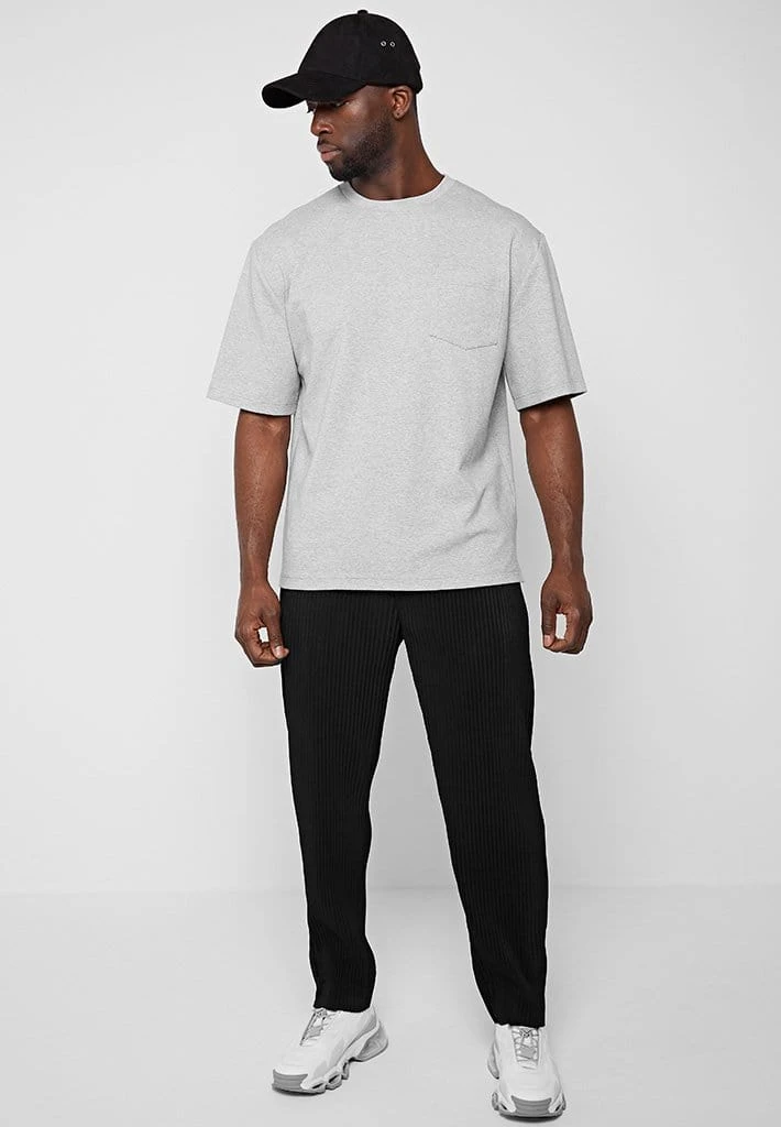 Man T-Shirts T-SHIRTS & TOPS Oversized Fit T-Shirt - Grey