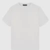 Man T-Shirts Pleated T-Shirt - Ice Grey