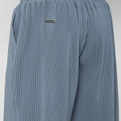 Man Shorts Pleated Shorts - Steel Blue