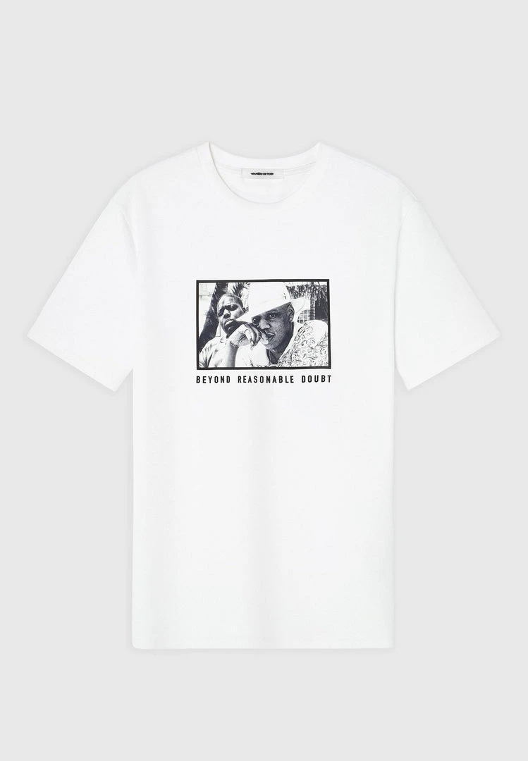 Man T-Shirts Reasonable Doubt T-Shirt - White T-SHIRTS & TOPS