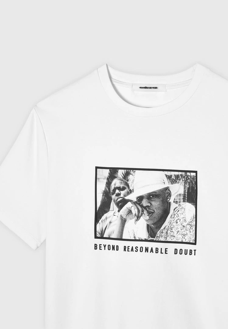 Man T-Shirts Reasonable Doubt T-Shirt - White T-SHIRTS & TOPS