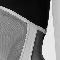 Woman Tops BODYSUITS Reflective High Leg Effect Bodysuit - Black