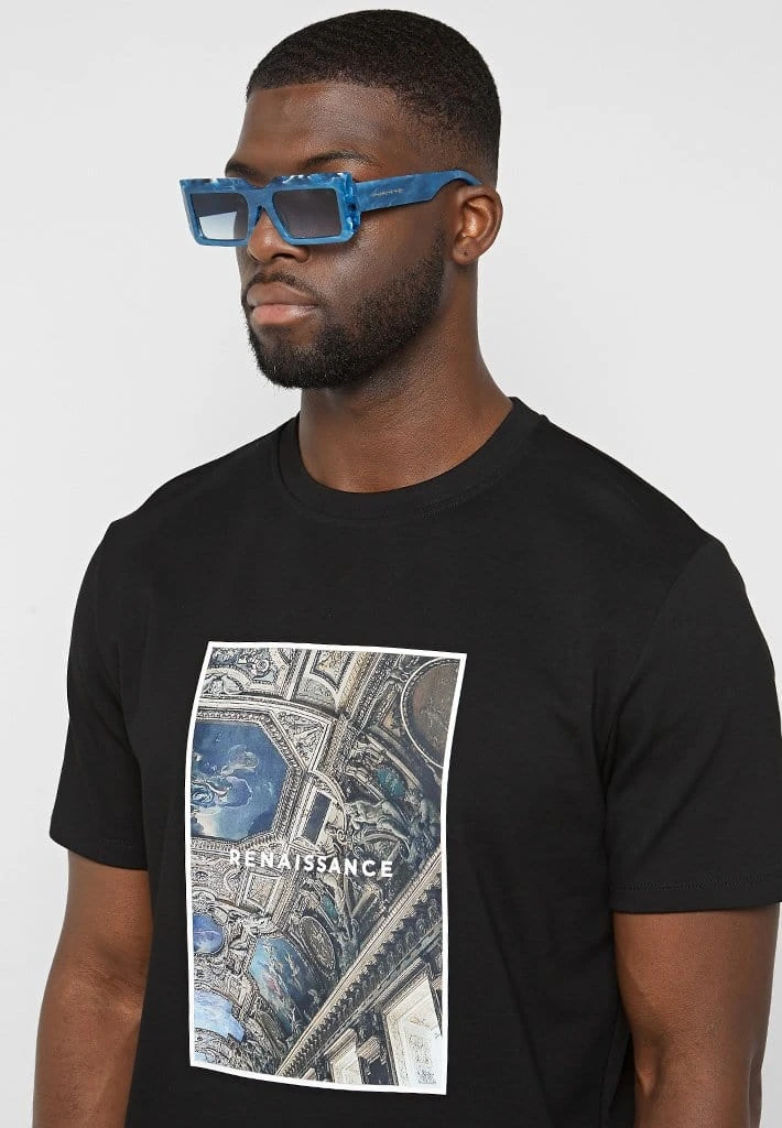 Man T-Shirts Renaissance T-Shirt - Black T-SHIRTS & TOPS