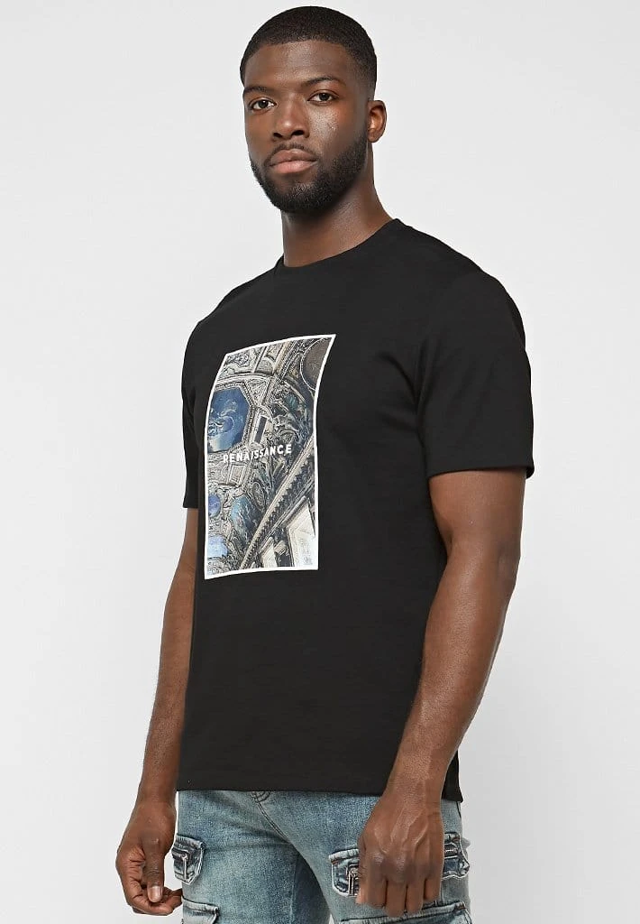 Man T-Shirts Renaissance T-Shirt - Black T-SHIRTS & TOPS