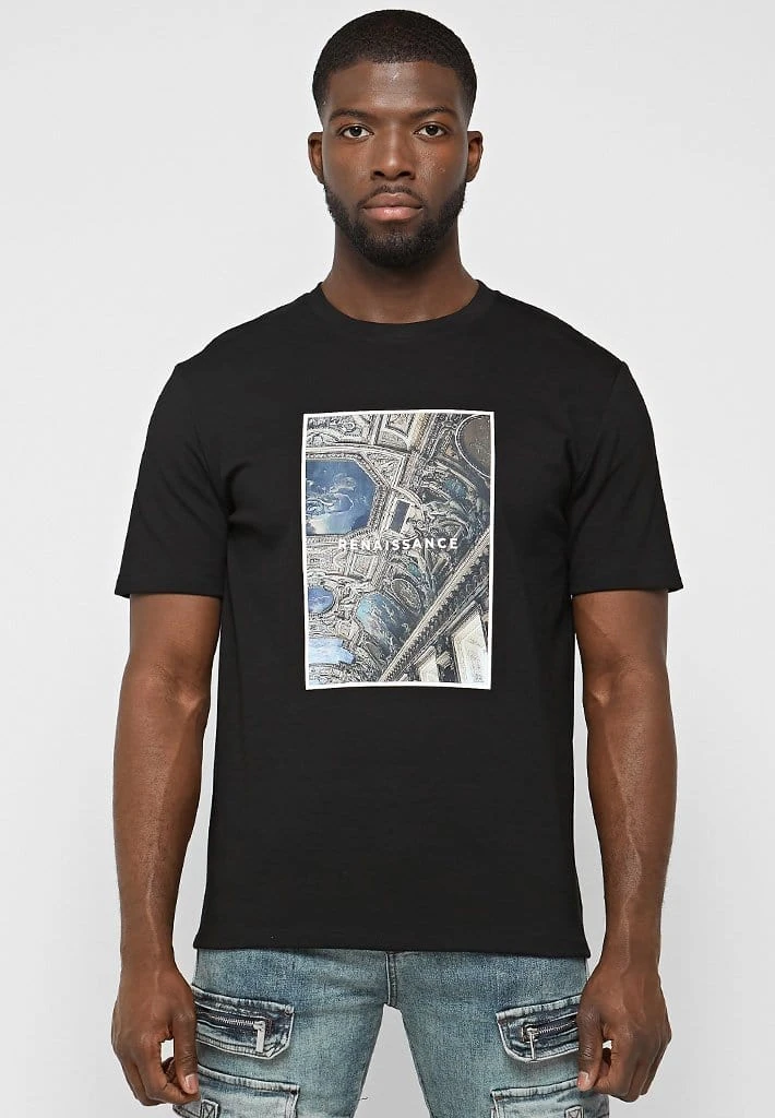 Man T-Shirts Renaissance T-Shirt - Black T-SHIRTS & TOPS