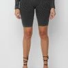 Woman Shorts CO-ORDS Ribbed Cycling Shorts - Washed Grey