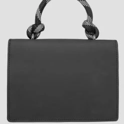 Woman Accessories Rope Handle Gum Bag - Black