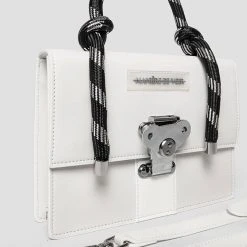 Woman Accessories Rope Handle Gum Bag - White
