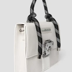 Woman Accessories Rope Handle Gum Bag - White