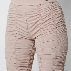 Woman Shorts Ruched Cycling Shorts - Dusty Pink CO-ORDS
