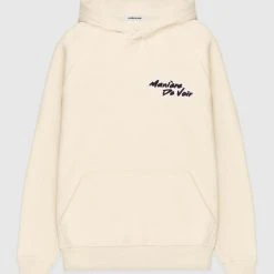 Man Hoodies Signature Hoodie - Beige