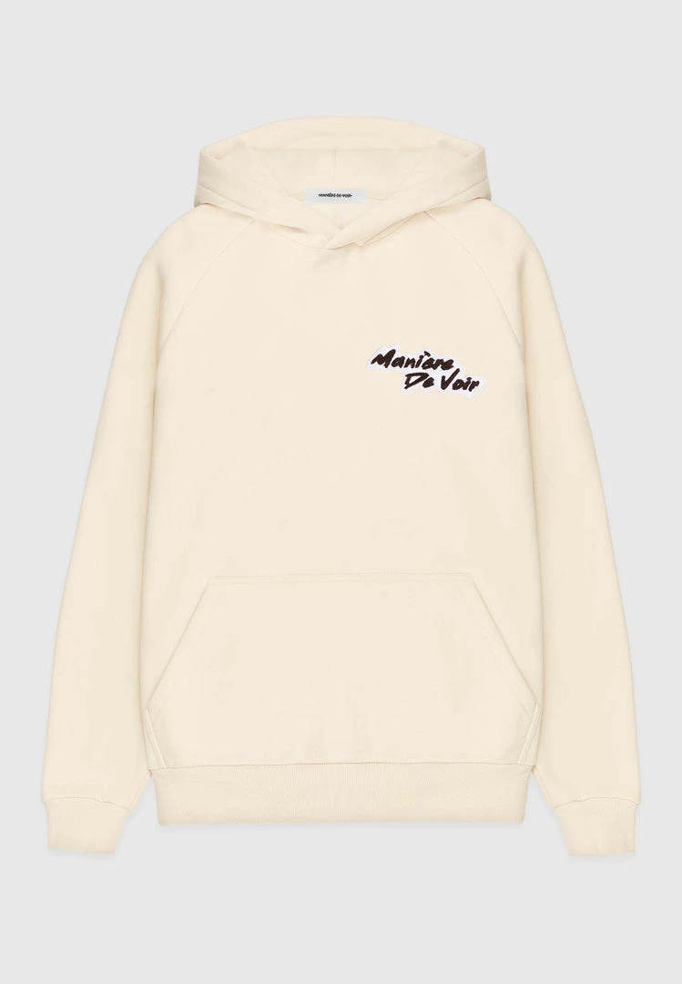Man Hoodies Signature Hoodie - Beige