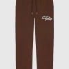 Man Tracksuit Bottoms Signature Joggers - Brown