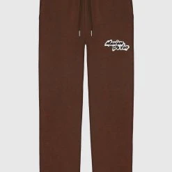 Man Tracksuit Bottoms Signature Joggers - Brown