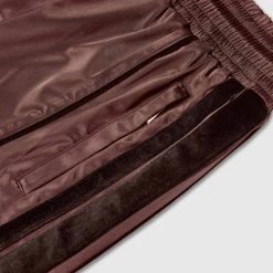 Woman Tracksuits Satin And Velvet Trousers - Brown