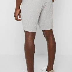 Man Shorts Seersucker Shorts - Grey SHORTS SETS
