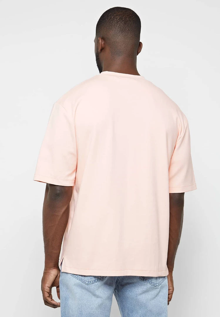 Man T-Shirts Signature Embroidery T-Shirt - Pink