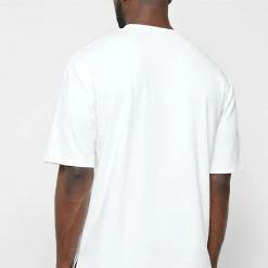 Man T-Shirts Signature Embroidery T-Shirt - White