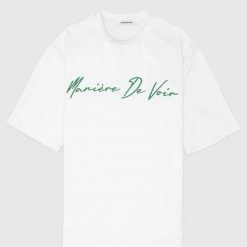 Man T-Shirts Signature Embroidery T-Shirt - White