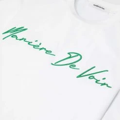 Man T-Shirts Signature Embroidery T-Shirt - White