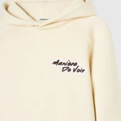 Man Hoodies Signature Hoodie - Beige
