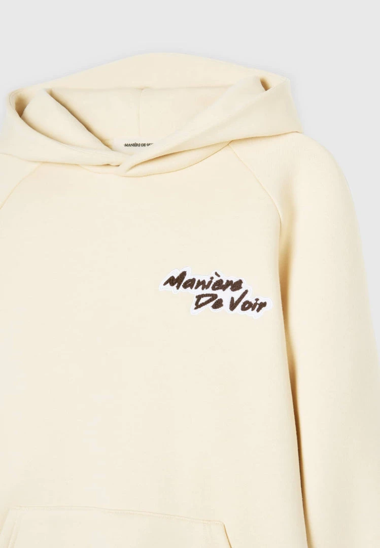 Man Hoodies Signature Hoodie - Beige
