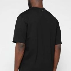 Man T-Shirts Starry Night Graphic T-Shirt - Black