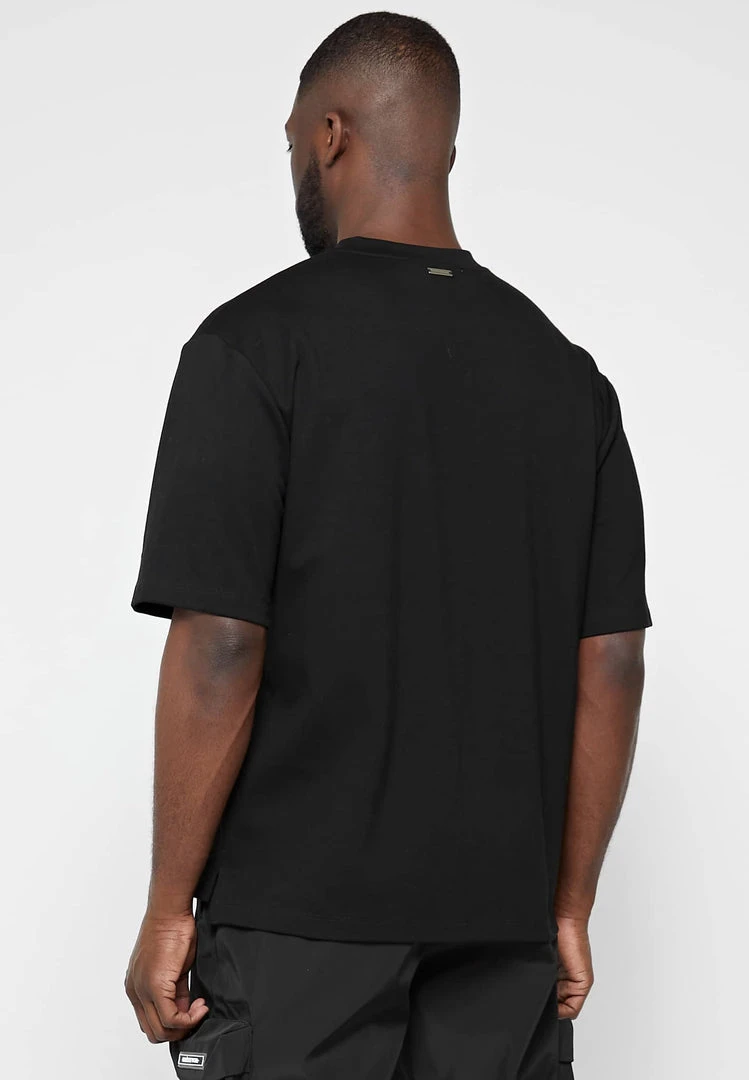 Man T-Shirts Starry Night Graphic T-Shirt - Black