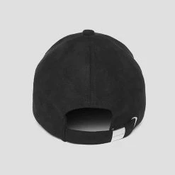 Man Accessories Suede Cap - Black HATS
