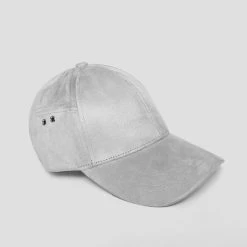 Man Accessories Suede Cap - Grey