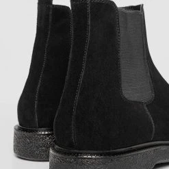 Man Footwear Suede Chelsea Boot - Black