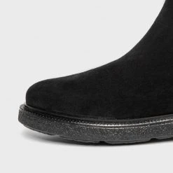 Man Footwear Suede Chelsea Boot - Black
